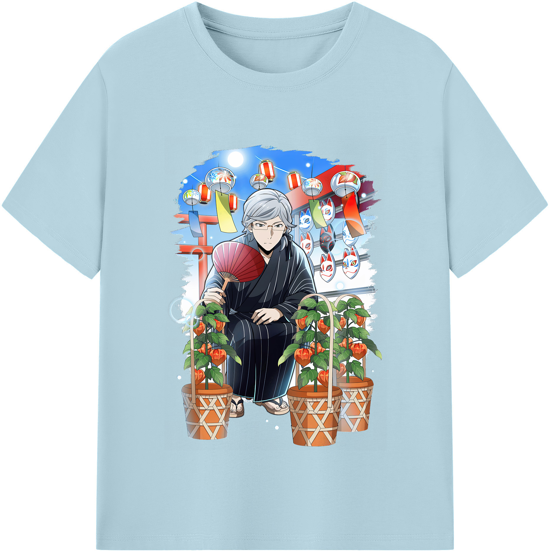 （画像用） 文豪ストレイドッグス Bungo Stray Dogs 綿100％半袖Tシャツ（フロントプリント）